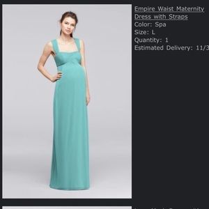 Bridesmaid dress (maternity)